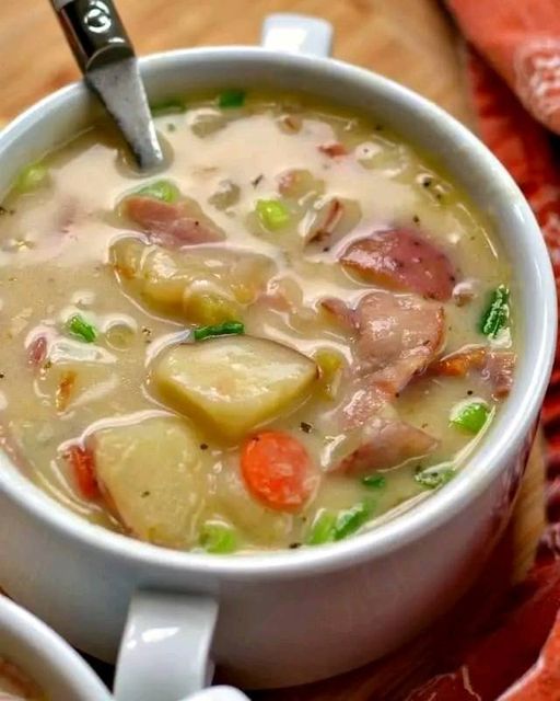 Creamy Ham and Potato Soup - All easy recipes
