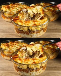 Savory Pasta and Meat Bake - All easy recipes